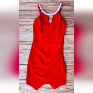 🌹Papaya Cocktail Mini Dress